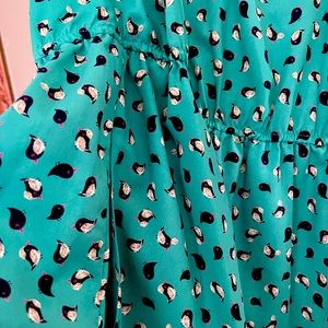 Green and blue summer/spring dress